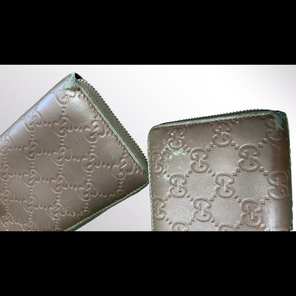 **SOLD**Gucci GG Guccissima Zippy Wallet** - Picture 4 of 7